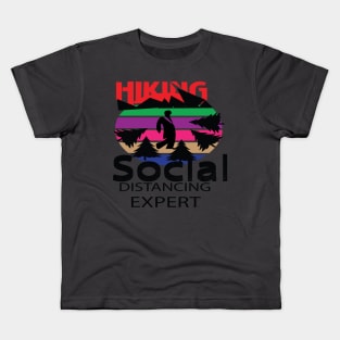 Hiking Social Distancing Kids T-Shirt